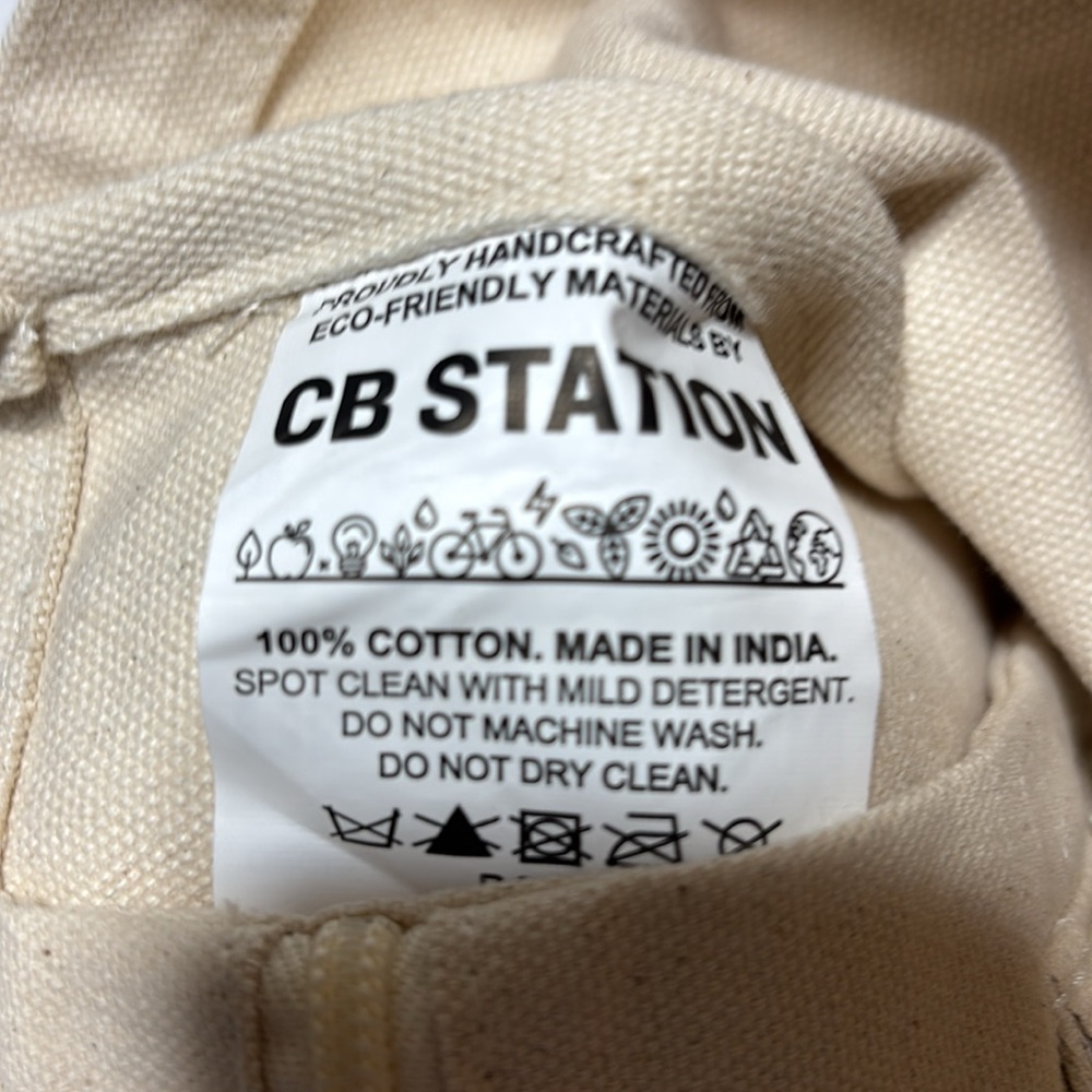 CB Station canvas adjustable tote. NWOT - Picture 7 of 8